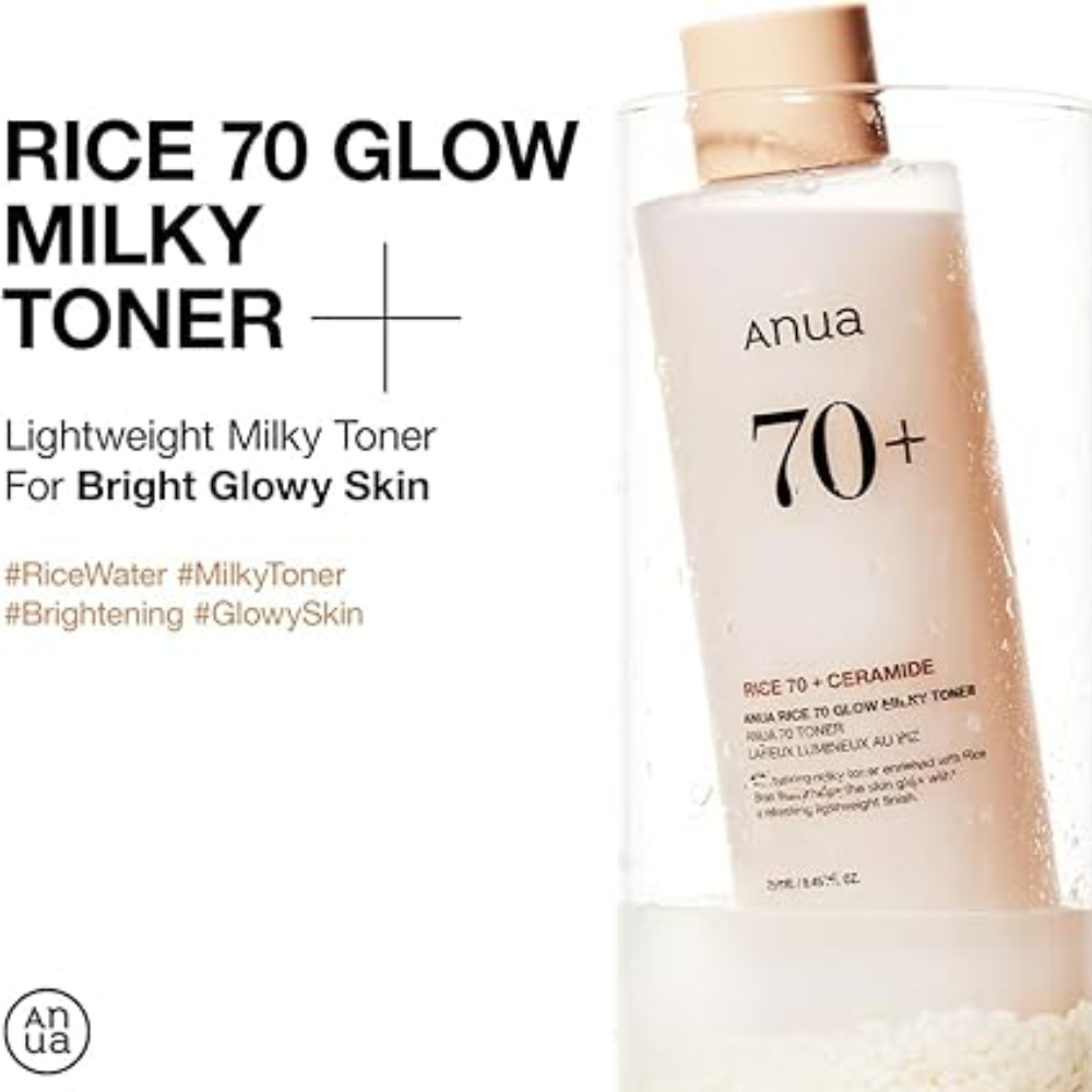 ANUA RICE 70+ GLOW MILKY TONER