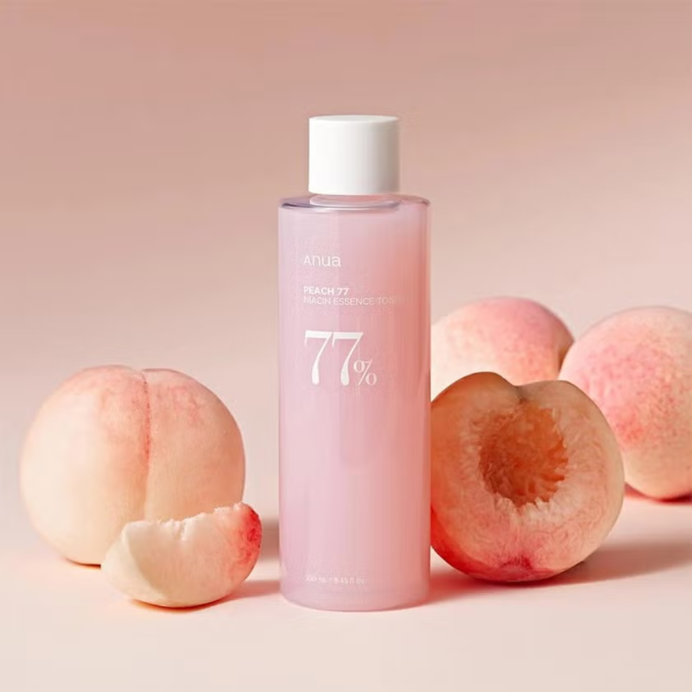 Anua Peach 77% Niacin Essence Facial Toner For Radiant & Plumping Skin